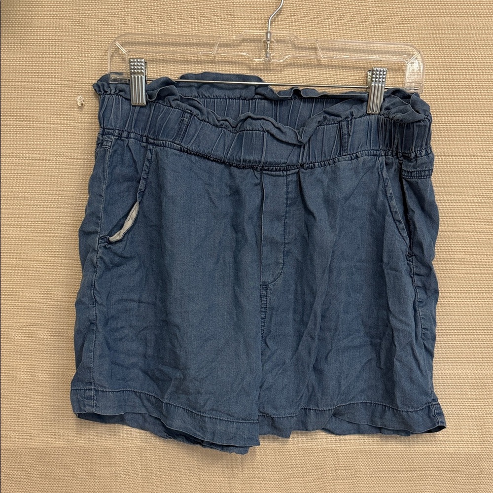 Thread & Supply High Waist Denim Blue Shorts